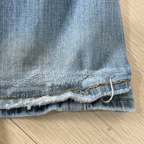 Y2k Distressed Flare Jeans Rockstar Girlfriend Trashy Coastal Cowgirl 25 27 x 31 - Picture 12 of 12